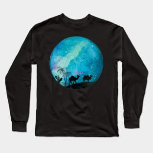 Blue Moon | Blue Constellation Long Sleeve T-Shirt